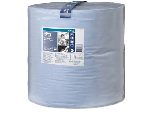 Tork Poetspapier Blue Performance W1 130070 Rol 2-Laags Blauw