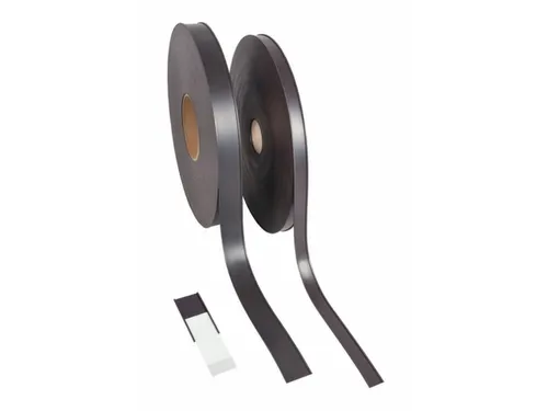 etikethouder,goederen op rol,H 30mm,L 50m,m. magneet,zwart