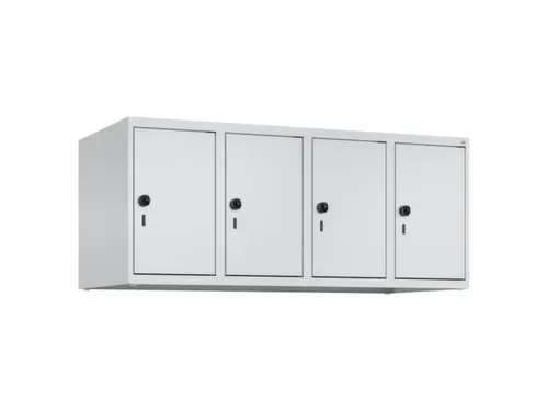 opzetkast,v. locker,4vak.,vak B 300mm,HxBxD 500x1200x500mm