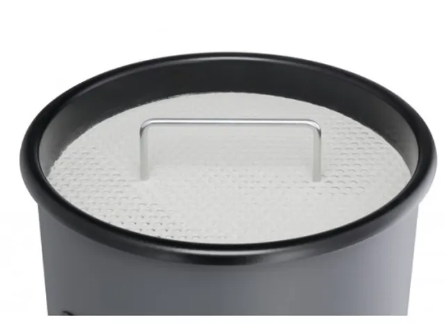 Waste Basket Metal With Ashtray Round