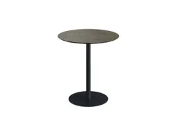 bistrotafel,HxØ 730x700mm,rond,schotelvoet zwart