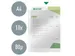Showtas Leitz 4734 A4 4-gaats 0.08mm PVC glashelder