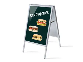 Stoepbord A1 complete set met print "Sandwiches" - 1
