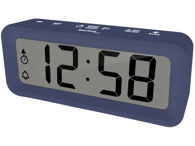 Wekker Technoline WT 175 88x37x21 mm blauw