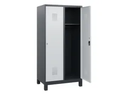 schoollocker,HxBxD 1630x800x500mm,2vak,vak B 400mm,cil.-slot,voeten