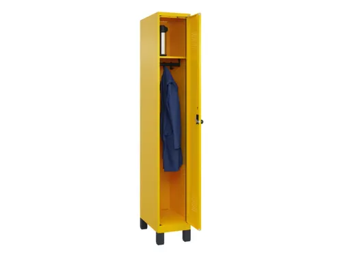 locker,HxBxD 1950x300x500mm,1vak,vak B 300mm,draaigrendel,voeten
