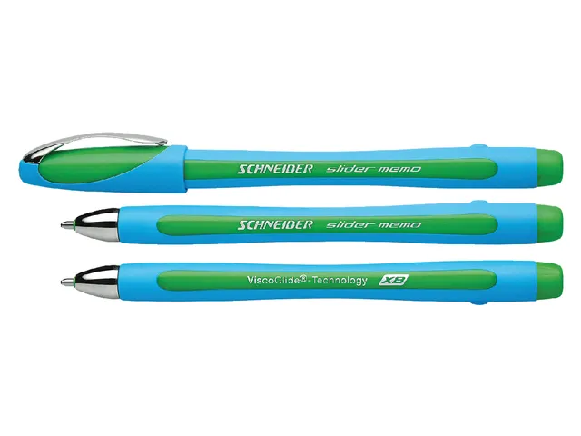 Balpen Schneider Slider Memo Groen Extra Breed