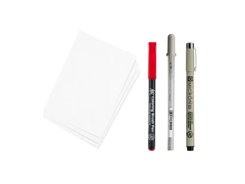 Tekenset Sakura Creative Kit Samurai 6 stuks