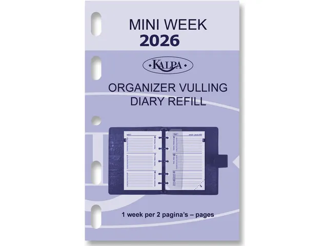 Agendavulling 2026 Kalpa Mini 7dagen/2pagina's