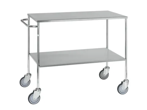 Serveerwagen,Draagverm. 200Kg,2Etage(S),Houten Legbordetage