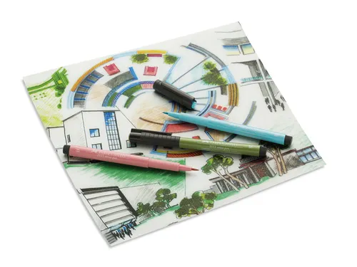 Tekenstift Faber-Castell Pitt Artist Pen Brush 143 kobaltblauw