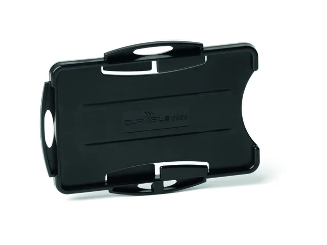 Durable ECO Badge 87x54mm kaarthouder voor 2 kaarten Zwart