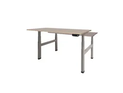 Dextro Plus Duo Zit-sta Bureau Elektrisch 140x80 Robson Eiken 25mm Alu