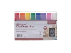 Krijtstift Europel watervast 15mm assorti 8 stuks