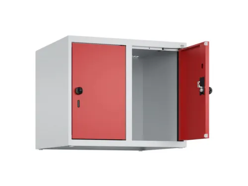 opzetkast,v. locker,2vak.,vak B 300mm,HxBxD 500x600x500mm,draaigrendel