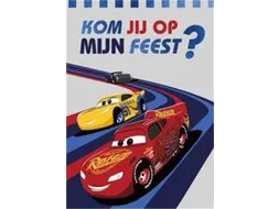 Wenskaart Hallmark uitnodiging Cars pak à 5 stuks