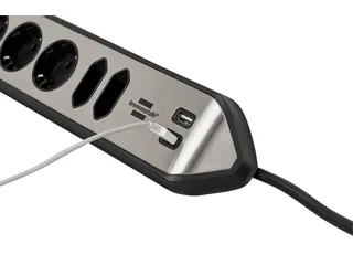 Stekkerdoos Brennenstuhl bureau Estilo 6 voudig inclusief 2 USB 2 m - 5