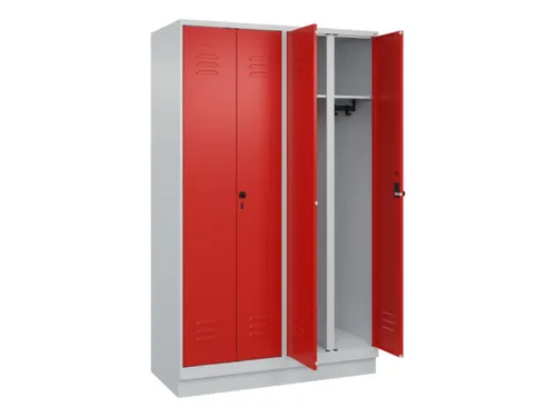 locker voor scheiding van kleding,HxBxD 1950x1200x500mm,4vak