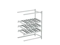 ESD-Kanban-stelling,aanbouwveld aan de zijkant,HxBxD 1860x1385x805mm