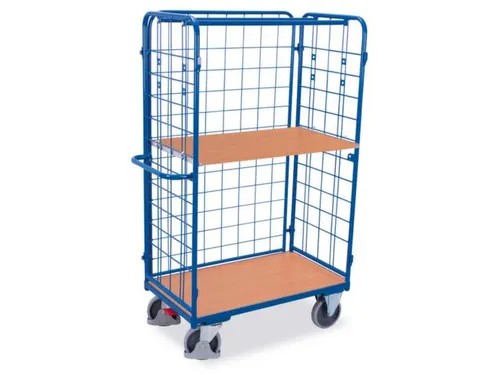 etagewagen,draagverm. 500kg,2etage(s),laadvl. LxB 1000x700mm,houtetage