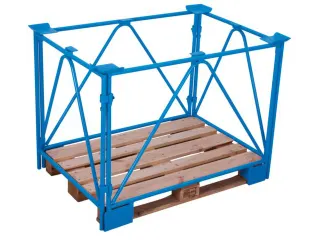 Stapelbeugel 800x1200mm Hoogte 800mm Drievoudig Stapelbaar 2000kg - 1