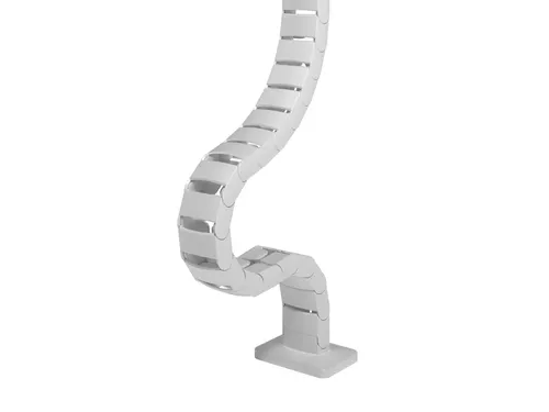 Addit kabelgeleider Wit voor Zit-sta 130 cm