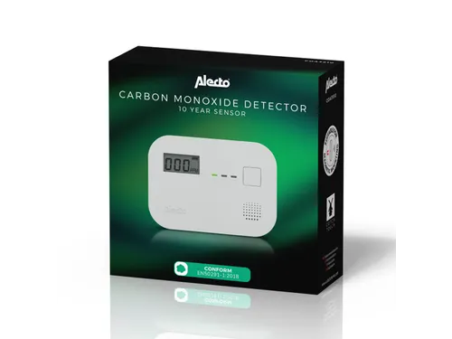 Koolmonoxidemelder Alecto 10 jaar sensor wit