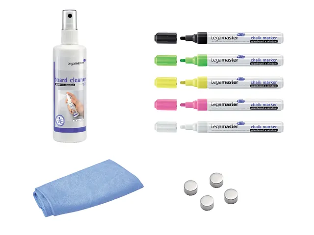 Glasbord Legamaster starterkit 11-delig