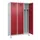 locker voor scheiding van kleding,HxBxD 1950x1200x500mm,3vak