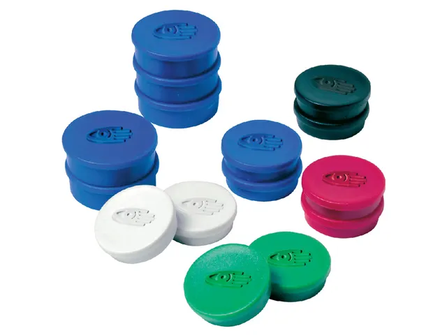 Magneet Legamaster 20mm 250gr rood 10 stuks