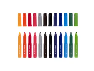 Kids Big Point viltstiften set 12 kleuren - 4
