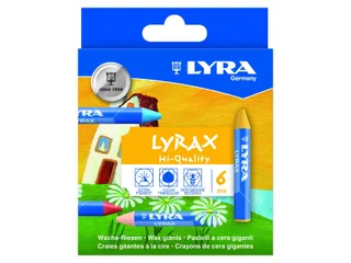 Waskrijt LYRA Lyrax Wax Giants 6 kleuren - 2