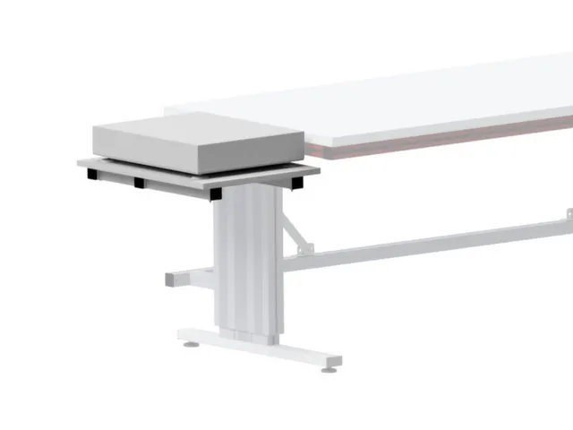 Plank aan de zijkant,v. in hgt. verst. paktafel,HxBxD 60x440x600mm