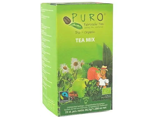 Puro Bio thee Mix Fairtrade 25 zakjes