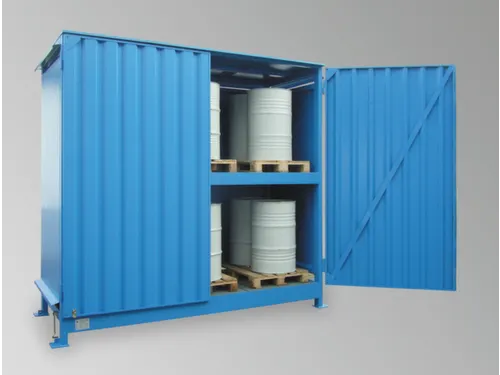 stellingcontainer v. gevaarlijke stoffen,max. 6xIBC,staand
