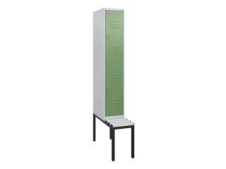 Dubbeldekse dekenkist,HxBxD 1950x300x815mm,1x2vak.,vak B 300mm - 1