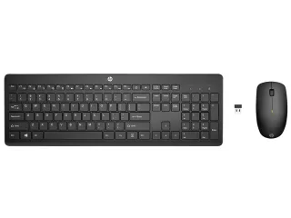 Toetsenbord + muis HP 235 draadloos QWERTY zwart - 1