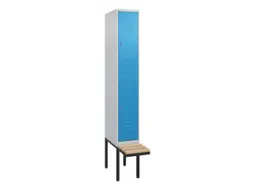 Dubbeldekse dekenkist,HxBxD 2120x300x815mm,1x2vak.,vak B 300mm
