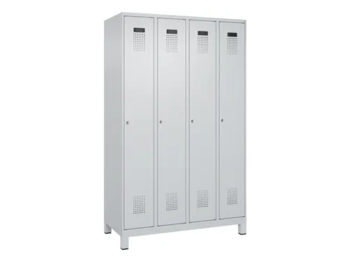 locker,HxBxD 1950x1200x500mm,4vak,vak B 300mm,cil.-slot,voeten