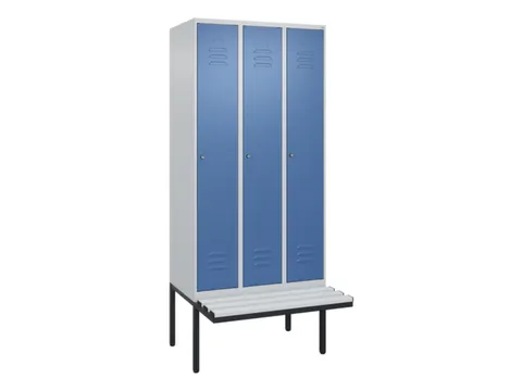 locker voor scheiding van kleding,HxBxD 2120x900x815mm,3vak