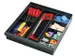 kit de séparateurs pour tiroirs,H 75mm,plastique,noir