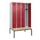 locker met bank,HxBxD 2120x1200x815mm,4vak,vak B 300mm,cilinderslot