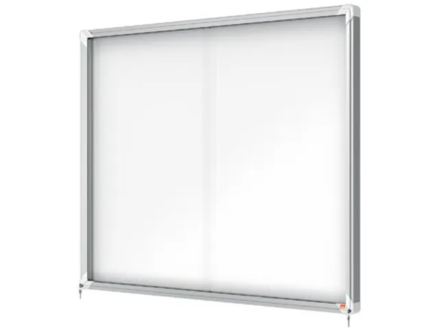 Premium Plus binnenvitrine schuifdeuren hoekslot magnetisch 15x A4