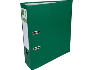 Q-connect ordner A4 PP en karton 80mm rug Groen - 1