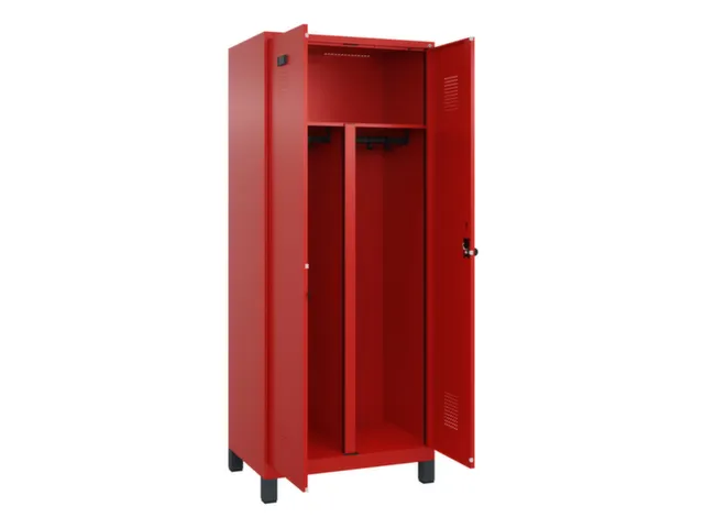 PBM-locker,HxBxD 1950x800x500mm,2vak,vak B 400mm,draaigrendel