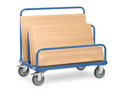 Platenwagen 4465 - Zonder Beugels 500kg 1600x800mm Massief Rubber