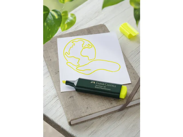 Markeerstift Faber-Castell 48 neon geel
