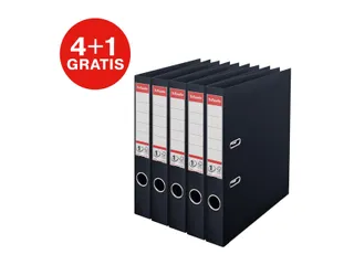 Ordner Esselte Vivida No.1 multipack 50mm A4 5 stuks zwart - 3