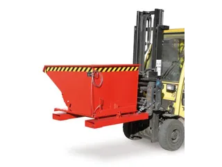 3-zijdig Kantelende Kiepbak 0.30m³ Hxbxd 890x1010x1260mm Rood - 4