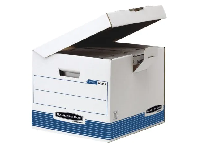 Opbergdoos R-kive Prima Flip Top Kubus Blauw 350x293x370mm